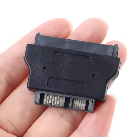 Hot Sale SATA 22Pin to 13Pin Slimline SATA Adapter 7+15 Serial Female to 7+6 Male