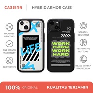 new! hybrid rubber case for iphone (custom) - ip 13 pro max