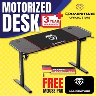 Height Adjustable table Standing desk gaming table 140 160 cm Meja smart Motorized desk RGB Carbon m