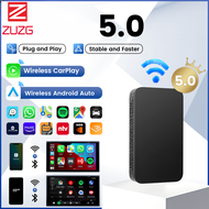 ZUZG 5.0 Wireless CarPlay/Android Auto Adapter USB for Factory Wired CarPlay Cars (Model Year: 2015