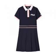 FILA - FILA KIDS Tennis 風格針織連身裙