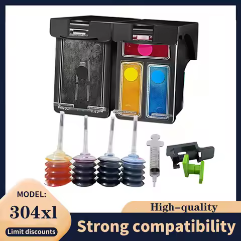 304XL Ink Cartridge for HP 304XL for HP304 Deskjet 2620 3700 3720 3752 5000 5010 5020 5030 5032 5034