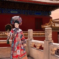 Cixi's Qing Dynasty Peony Robe - Empress Fashion