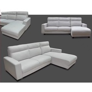 UTL 3088 Vicky L shape Sofa Set [Can choose colour] [Water Resistance Fabric or Casa Leather]