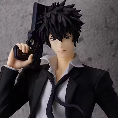 Psycho-pass Psycho Pass 18cm Makishima Shougo Kougami Shinya Anime Pvc modelo figura Cool Man escrit