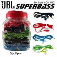 JBL Jar Handsfree Headset (50 pcs) JBL Super Bass Earphone