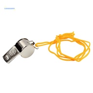 [AuspiciousS] Metal Whistle Referee Sports Rugby Stainless Steel Whistle Soccer Basketball