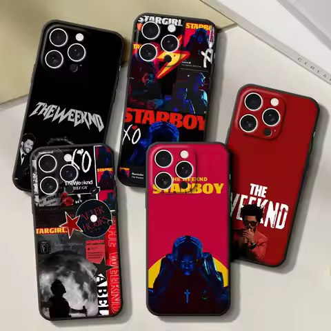 The W-Weeknd XO Case for Xiaomi Mi 9 13T 8 SE 10T 11 Lite 5G NE 11T Pro Pocophone F1 TPU Black Phone