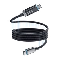 CUKTECH 酷態科 磁吸編織充電傳輸數顯線 Type-C PD CMC615P 240W