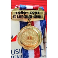 Academic Medal mig/DEPED BOOK AND TORCH MEDAL/xs/miguelito/Gold,Silver & Bronze