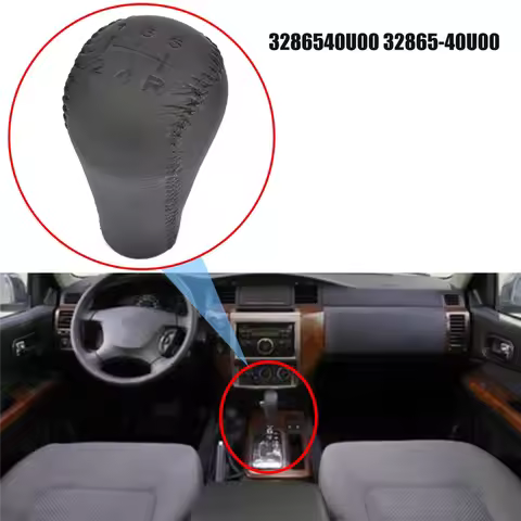 A90Q-Car Gear Shift Knob For Nissan Patrol GU Y61 Transmission Gear Knob 3286540U00 32865-40U00