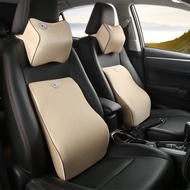S/🌹Car cushion Headrest Car Memory Foam Pillow Car Memory Foam Headrest Lumbar Support Pillow Car Neck Pillow FWET