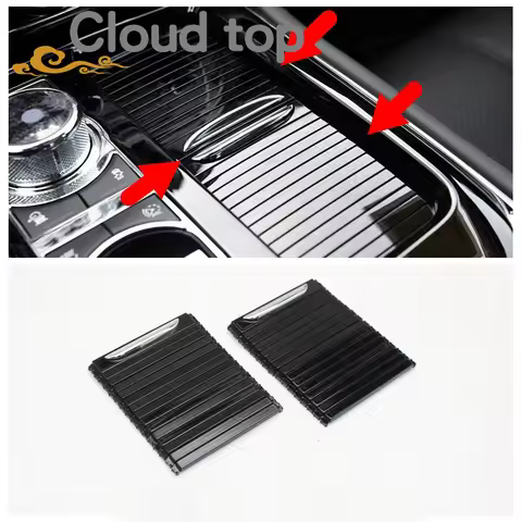 Car Center Console Cup Holder Roller Blind C2D60258 For Jaguar XJ XJR 2010-2019 Armrest Box Roller 1