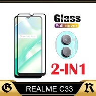 LAYAR Promo Package 2in1 Tempered Glass Screen Realme C33 2022 Realme C55 2023 Bonus Tempered Glass 
