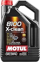 Motul 8100 X-clean 5W40 Synthetic Oil 5 Liters (102051)