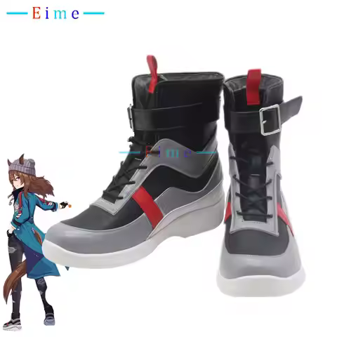 Nakayama Festa Cosplay Shoes Anime Pretty Derby Cosplay Prop PU Leather Shoes Halloween Carnival Boo