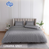 Synda ผ้าปูที่นอน รุ่น LUNARIA 5 สี Cotton Jacquard 700 เส้นด้าย 3.5ฟุต 5ฟุต 6ฟุต (ไม่รวมรายการปลอกผ้านวม และปลอกหมอนข้าง)