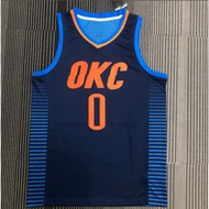[Hot pressed]Oklahoma City Thunder Basketball Jersey Williams Westbrook Holmgren Alexander