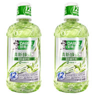 DARLIE 好來 含氟漱口水 無酒精配方 清新綠茶  500ml  2瓶