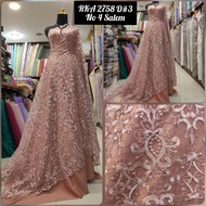 Sapto Root Motif Brocade Tile Fabric RKA 2758 D 3 No. 4 Salem.