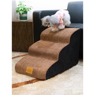Washable Dog Stairs for Small Dogs, Pet Stairs for Climbing Bed, Bedside Ladder for Dogs and Cats