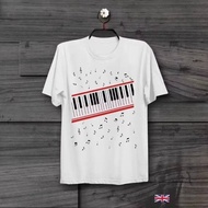 Short Sleeve Cotton Piano Beat It Michael Jackson Mtv Video Retro Vintage Hipster Unisex T-Shirt Pri