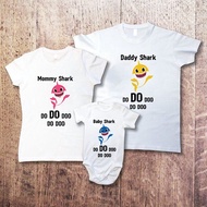 Baby Shark Do Do Do Mommy Shark Daddy Shark Baby Shark Matching Family Shirts Baby Romper Casual Family Look