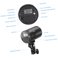 GODOX AD100Pro Pocket Studio Flash Light Photography Light OLED Screen 5800K 1/8000s Sync TTL/Multi/