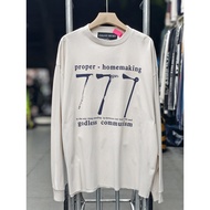 ERD Melancholy Fu Second Generation 777 American High Street VTG Washed Loose Long-Sleeved Bottoming