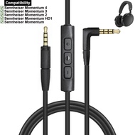 OFC Replacement Aux 3.5mm PVC Cable Extension Cord For Sennheiser Momentum 4 3 2 1 4.0 3.0 2.0 1.0 H