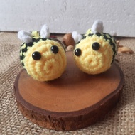 GANTUNGAN Crochet Amigurumi Bee Doll Knitting Bee Keychain