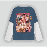 Medium clothing T-shirt Double layer Ryan garcia long sleeve men's T-shirt Wanita