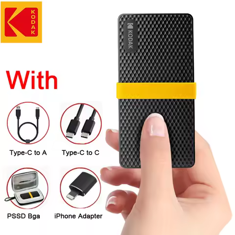 2024 New KODAK X200 External SSD Hard Drive HD Externo USB3.1 Portable SSD 256GB 512GB 1TB 2TB For L