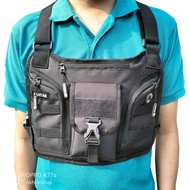 Men's chest bag vest tactical chest bag motorcycle chest protector chests bag vest bag