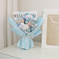 PETI3C Kuromi Sanrio Bouquet My Melody Cinnamoroll Plush Doll Bouquet High Quality Cartoon Animal Bo