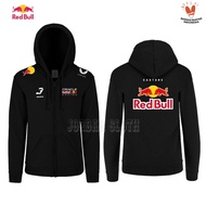 Hoodie Zipper Sweater Jaket Oracle Red Bull Racing Max Verstappen 3 Team F1 Formula One Jaket Hoodie