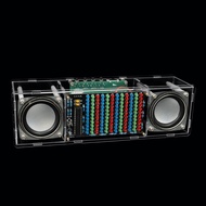 DIY Bluetooth Speaker Kit Electronic LED Music Spectrum Dual Channel Soldering Practice 3W Speaker 8