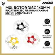 MXL Discbrake Bicycle Rotor 160mm Floating Disc Disc Rotor Alloy Material
