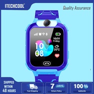 【Original】Q12 Non-Waterproof Heart Rate LBS Locator Kids Digital Smart Watch Phone