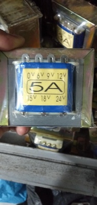 Biến áp 5A 0v 6v 9v 12v 15v 18v 24v