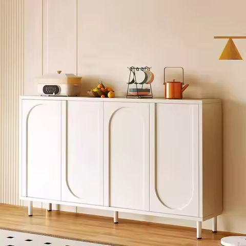 Cabinet Sideboard Storage Cabinet Living Room Dresser Five Drawers Space Saving Minimalist Home Furn