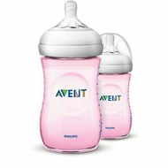 Philips Avent Bottle Natural PINK 9oz (1 bottle)