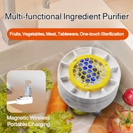 【99% Pesticide Removal/Turbo Cleaning/Auto-Off】JC Vegetable Fruit Cleaner Machine/Kitchen Appliance/