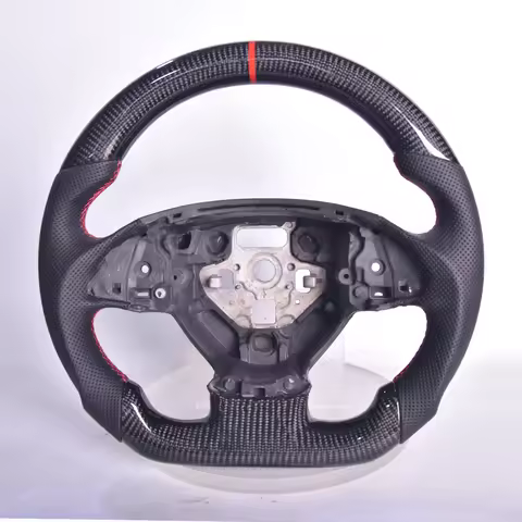 Custom Carbon Fiber and Leather Steering Wheel For Chevrolet Corvette C7