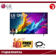[ Delivered by Seller ] LG 75" inch QNED80 AI TV 4K Smart TV (2024) 75QNED80TSA