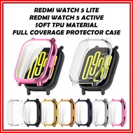 Redmi Watch 5 Lite/Active Case RedMi Watch 5 Active Soft TPU Case Red mi Watch 5 Active Casing Red m