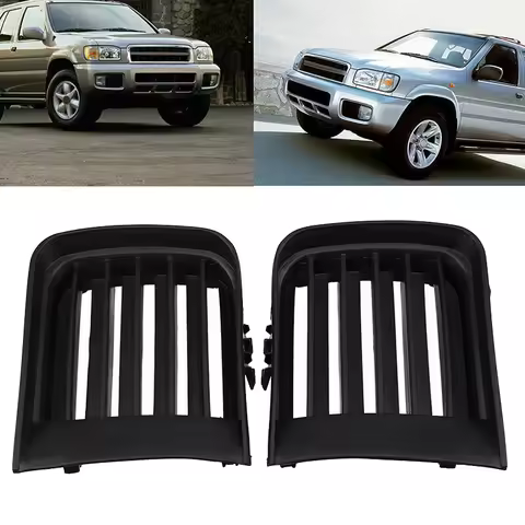 N62R-Car Front Bumper Fog Light Grill Cover For Nissan Pathfinder R50 1999-2004