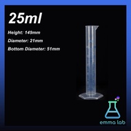 กระบอกตวงพลาสติก Plastic cylinder Plastic Graduated Cylinder พลาสติก ขนาด 10 25 50 100 250 500 1000