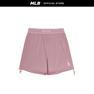 MLB กางเกงขาสั้น ผู้หญิง WomenS Basic Lettering Logo Waistband 4" Shorts รุ่น 3FSMB0153 43PPM สีม่วง