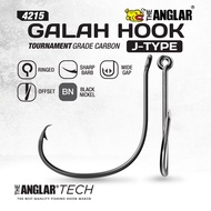 THE ANGLAR - WIDE GAP J-TYPE INLINE CIRCLE 4215 GALAH HOOKS PRAWN FISHING
